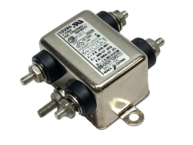 Used Corcom EMI RFI Power Line Filter 10A 250VAC Single Phase Flange Mount Misc Electrical & Power Parts Michigan US | Maverick Industrial Sales #1393053