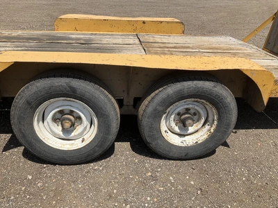 1993 Assembled 15’ Tandem Axle Equipment Trailer