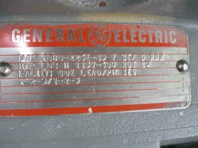 USED GE General Electric 5K8326JS1011