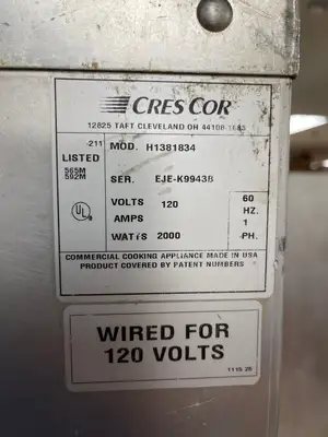Used Cres-Cor _UNKNOWN_ Hot Food Warming, Holding, & Transport Cabinets Illinois US | Falcon Restaurant Supply #1376883