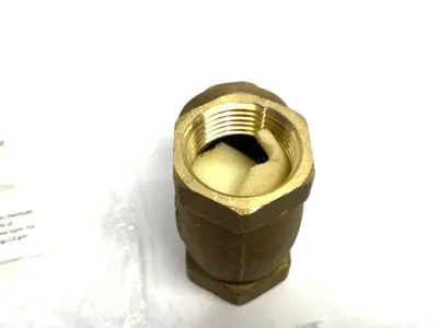 USED MSC, VALUE COLLECTION CHECK VALVE, 1" PIPE CHECK SWING, 4965302316JP