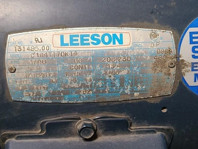 Used LEESON 4744657578668757645633487798 Motors (misc) California US | Amiron Machinery #725058