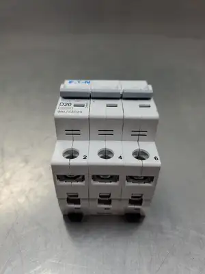USED Eaton WMZS3D20 Circuit Breaker, 20A, 3Pole, 400V