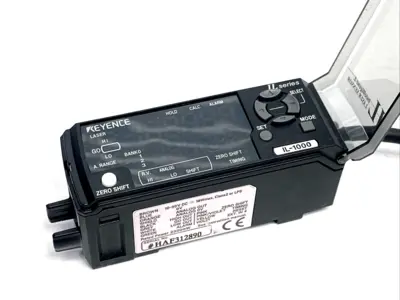 Used KEYENCE Multi-Function Laser Sensor Amplifier Unit DIN-Rail Mount Type Sensors Michigan US | Maverick Industrial Sales #1398270