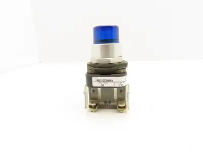Allen Bradley 800T-QT24BAV Blue Illuminated Pushbutton 30mm