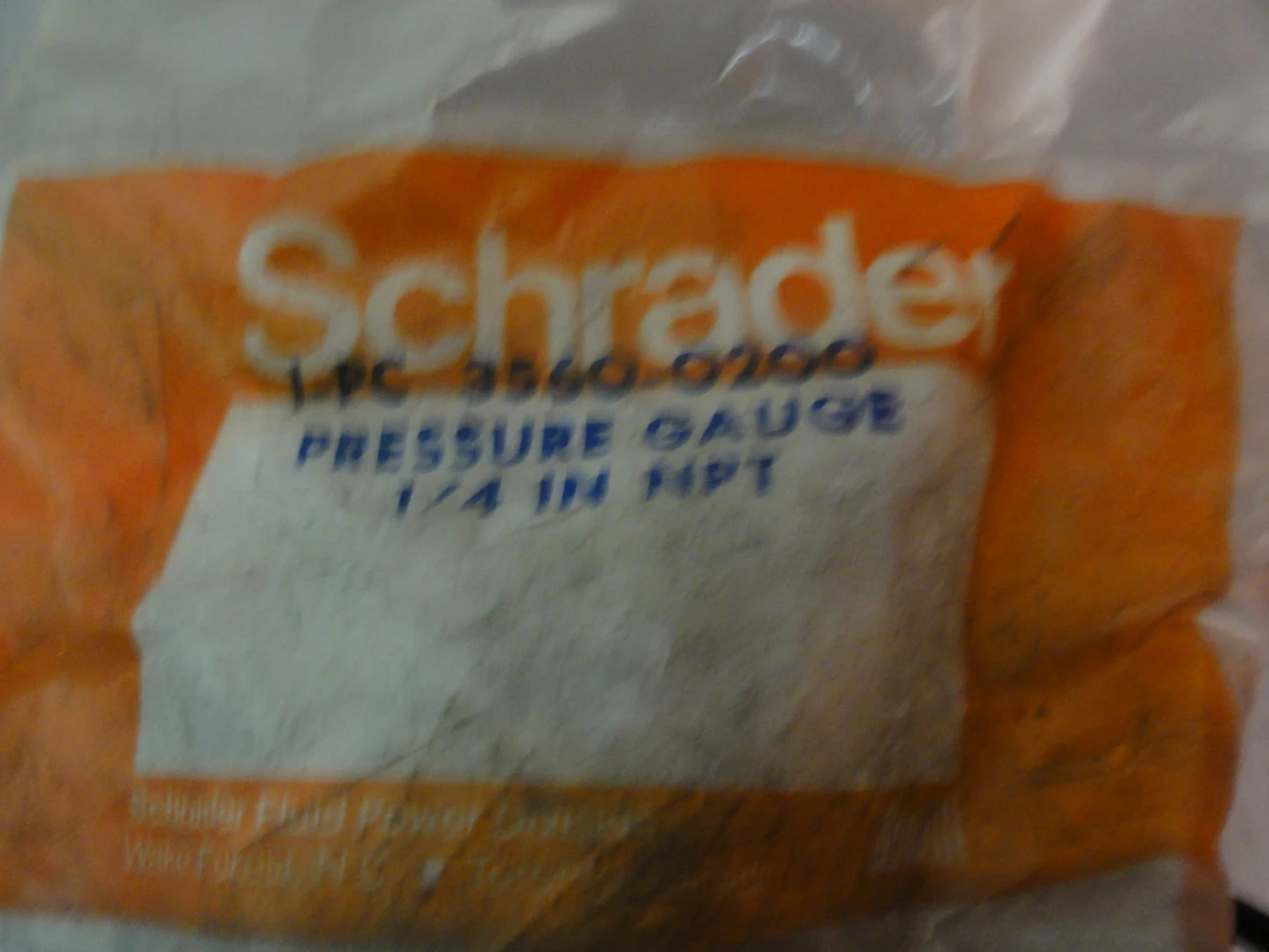 NEW SCHRADER BELLOWS 3560-0200