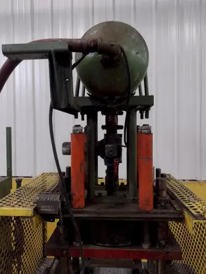 7 TON X 14" WIDE AIRAM PNEUMATIC CUTOFF PRESS: STOCK #17188