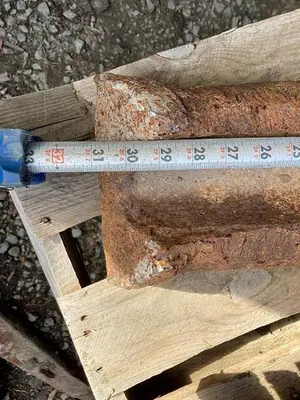 Used AFTERMARKET 7-3/4” X 31" CABLE TOOL DRILLING CHISEL BIT Drills Pennsylvania US | East West Machinery & Drilling #1417243