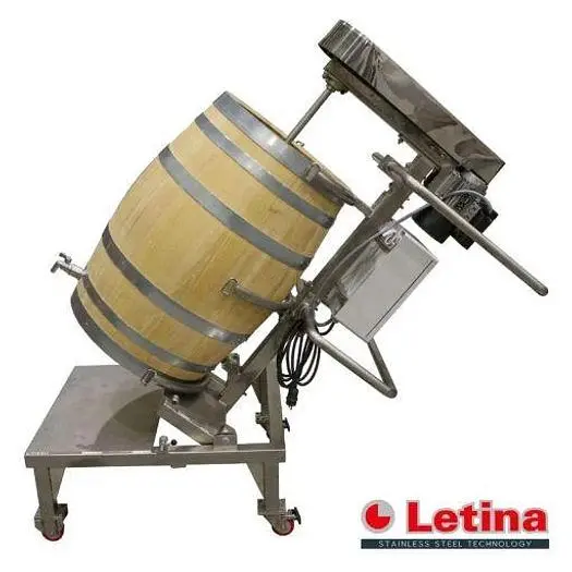 NEW 2024 LETINA INOX BIODYNAMIZER WITH BARRIQUE BARREL 225 LIT
