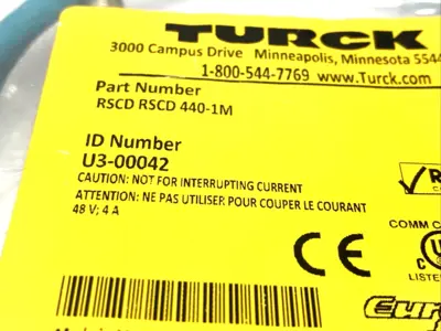 NEW TURCK RSCD RSCD 440-1M, U3-00042