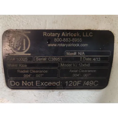 Used KICE INDUSTRIES INC. VJ 12X8X8 Valves/Fittings West Virginia US | JM Industrial #1547977