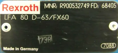 NEW REXROTH R900532749 LOGIC VALVE LFA80D-63/FX60