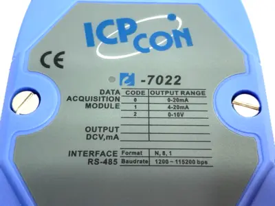 USED ICP DAS 2-CHANNEL 12-BIT ANALOG OUTPUT DATA ACQUISITION MODULE