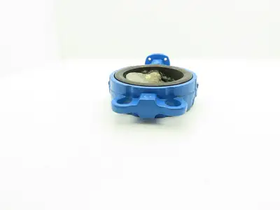 GOLD 050518 5" Wafer Butterfly Valve Only 1/2" Shaft