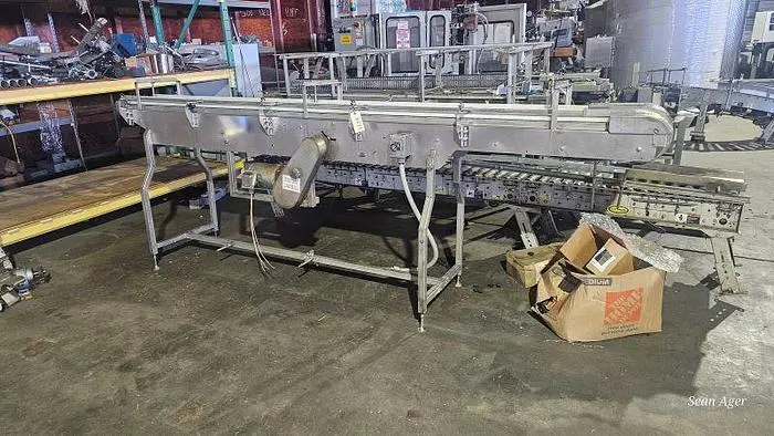 Used CUSTOM MANUFACTURING MATT TOP CONVEYOR Table Top Chain Conveyors Oregon US | Ager Tank & Equipment Co. #1060263