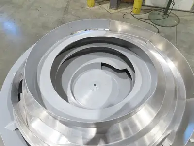 Fortville Feeders Vibratory Parts Feeder 60" Stainless Bowl
