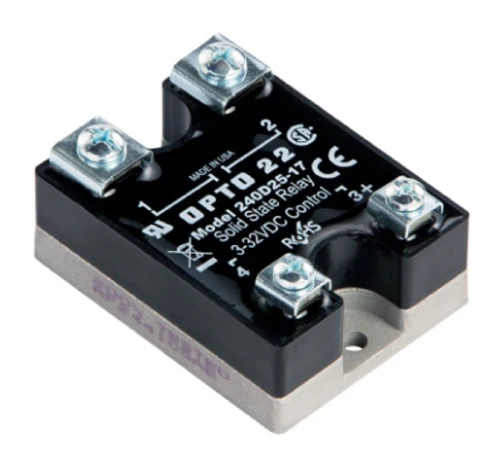 Opto 22 240D25-17 240 VAC, 25 Amp, DC Control Solid State Relay SSR, Replacement [New]