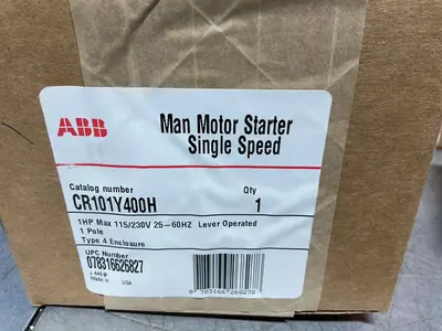 Used ABB CR101Y400H Motor Controllers Ohio US | HGR 24 #1280246