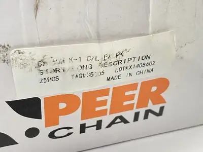 New | in-Stock Peer Chain Heavy Duty Double Pitch Connecting Link 1.5" PKG OF 25 Parts Michigan US | Maverick Industrial Sales #1392625