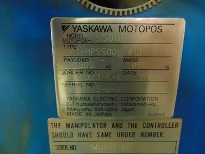 USED YASKAWA MOTOMAN S500E