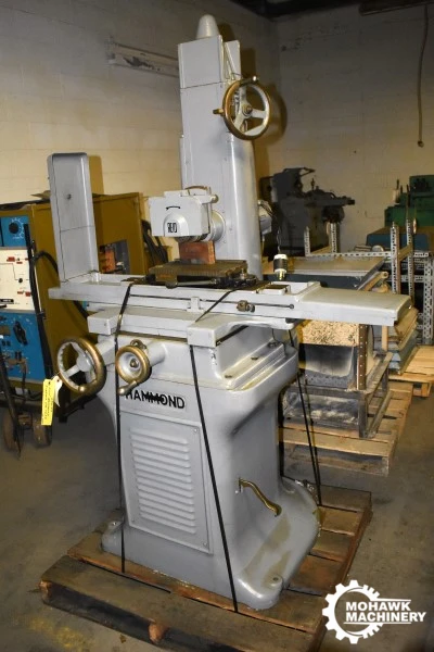 6" X 18" HAMMOND HAND-FEED HORIZONTAL-SPINDLE SURFACE GRINDER w/EXCELLO SPINDLE & MAGNETIC CHUCK