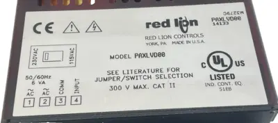 NEW RED LION PAXLVD00 PANEL METER