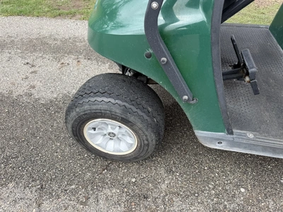 (1) 2015 E-Z-Go golf cart with a Kawasaki gas engine, includes Club canopy and ball washer, fold-dow...