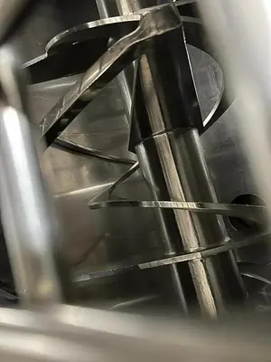 Mixer, Ribbon, 170 Cubic Feet, Stainless Steel, Double Spiral, Ribbon Blender, #5991785