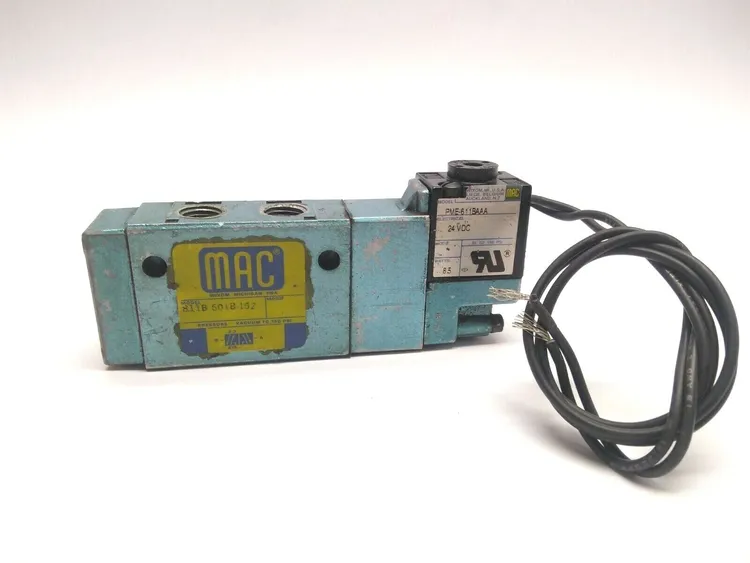 Used MAC SOLENOID VALVE WITH PME-611BAAA 24VDC COIL Solenoid Valves | Maverick Industrial Sales #1115377