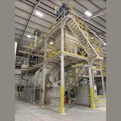 ANIVI 8ft Dia. x 15ft Long Ball Mill System