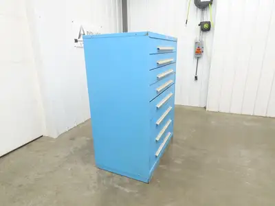 Nu-Era Modular Tool Storage Cabinet 8 Drawer 45x28x61" Stanley Vidmar Lista