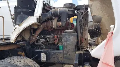 USED 1980 MACK DM600 TWIN STEER HEAVY DUTY OILFIELD PUMP / KILL TRUCK