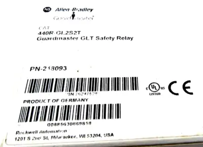 ALLEN BRADLEY 440R-GL2S2T SAFETY RELAY 440RGL2S2T NEW SURPLUS