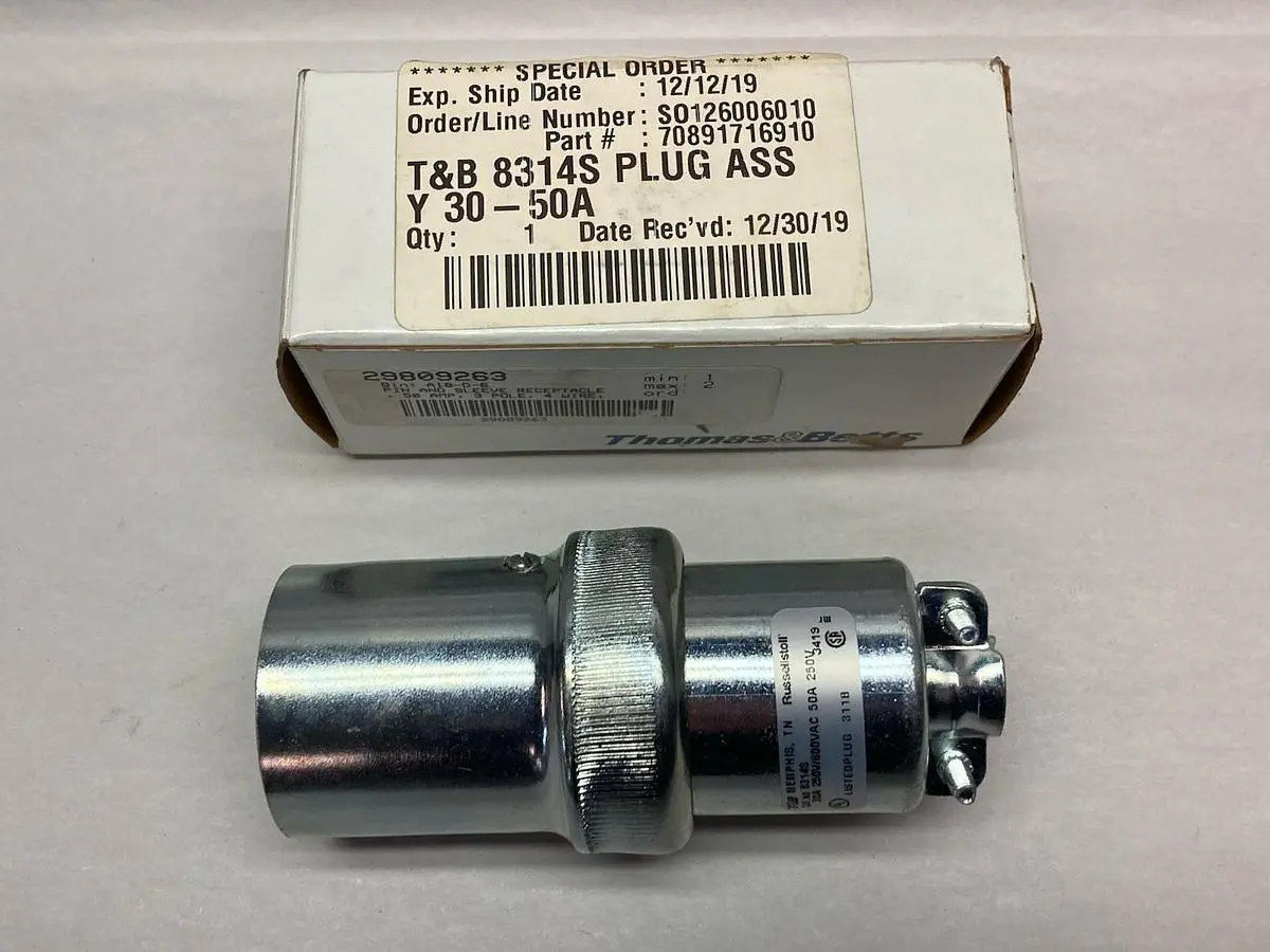 New | in-Stock THOMAS & BETTS 8314S Miscellaneous Equipment (Electrical & Power) Ohio US | Surplus Asset Holdings #1209697