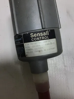 Rosemount RD307SKE40F3K Sensall Control Liquid Level Switch 117VAC 5Amps