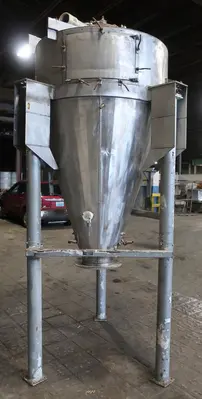 SPC8312  Bin Hopper Silo 45 cu.ft., bulk storage bin, Stainless Steel