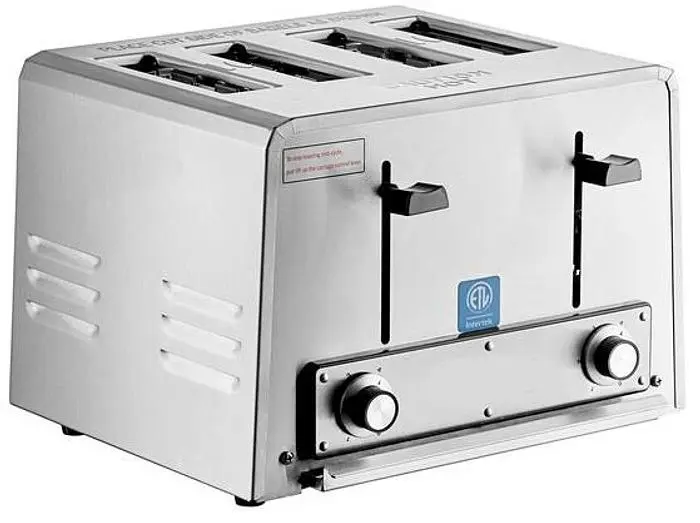 4 slice toaster availalbe 120 volt  - with wide slots