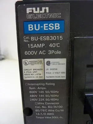 USED FUJI ELECTRIC BU-ESB3015