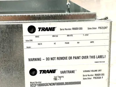 Used Trane VARITRANE Air Conditioning Equipment Michigan US | Maverick Industrial Sales #1462785