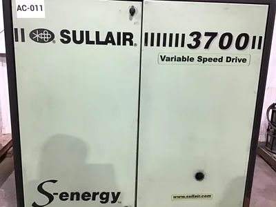 Sullair 3709VA Industrial Rotary Screw Air Compressor 125/135 PSIG
