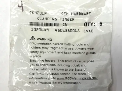 NEW KENNAMETAL CLAMPING FINGER PACKAGE OF 5