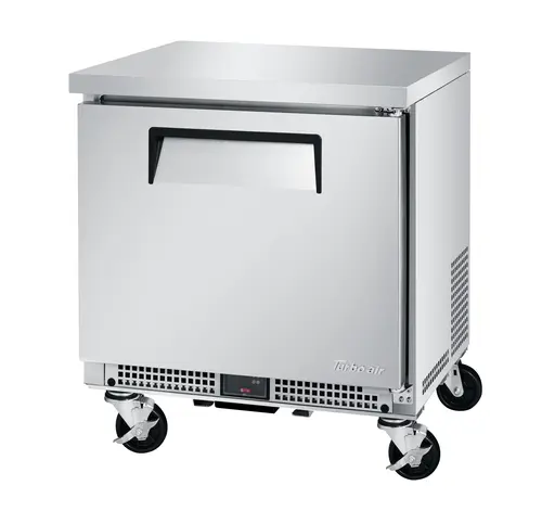 Turbo Air MUR-27S-N6 27"W Undercounter Refrigerator w/ (1) Section & (1) Door, 115v