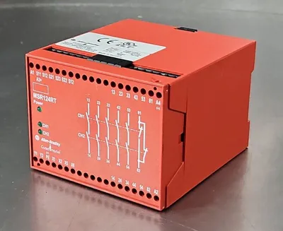 Allen-Bradley MSR124RT Ser A. 440R-G23108 Monitoring Safety Relay. 3B-19