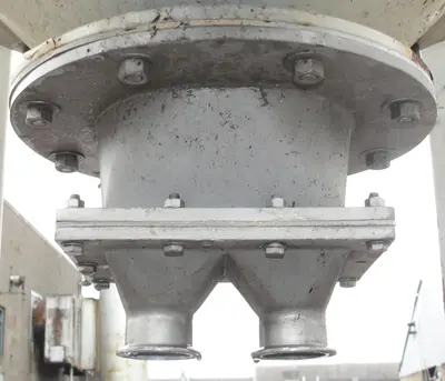 SPC6055  Bin Hopper Silo 32" diameter, live bin bottom, CS