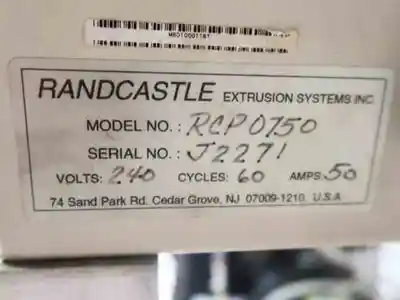 USED RANDCASTLE RCP0750