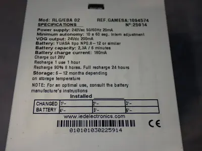 Used GAMESA RLG/EBA 02 AC/DC Power Supplies Ohio US | HGR 24 #1187113