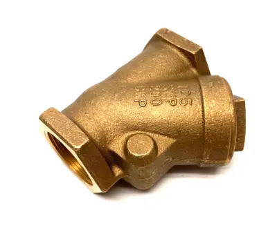 USED NIBCO SWING CHECK VALVE 1-1/2" BRONZE BODY