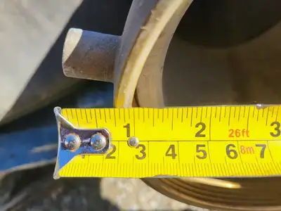 6" x 95 ft Lay Flat Hose Black w/ Coupling