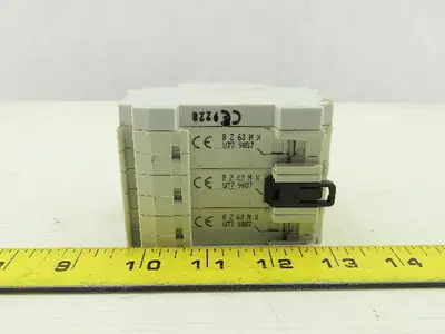 ABB S 23 3 Z63A VDE 0660 3 Pole Circuit Breaker 277/480V W/Aux Contact