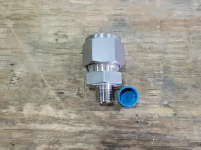 1/8," x 3/8", Reducing-Adapter, 1/8" MPT - 3/8" FPT